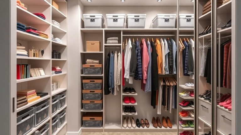 efficient closet organization ideas