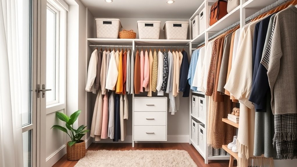 efficient closet organization system