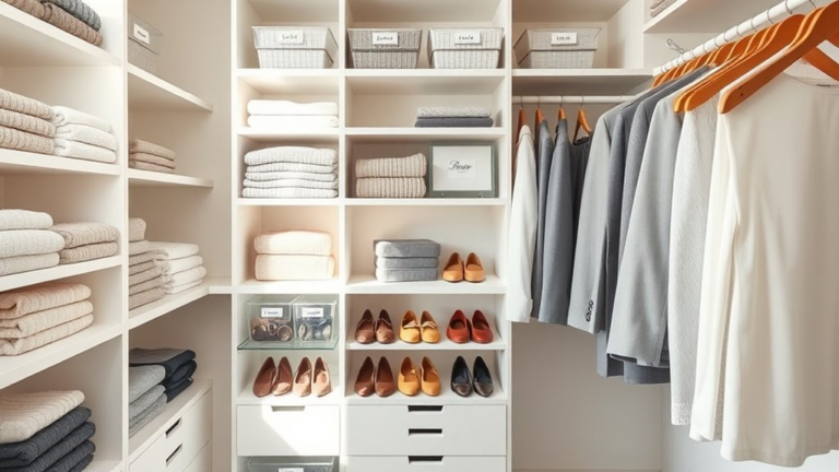 efficient closet organization system