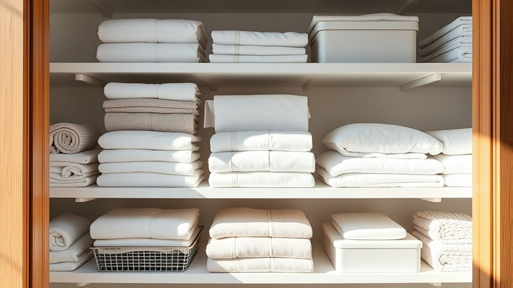 efficient linens storage techniques