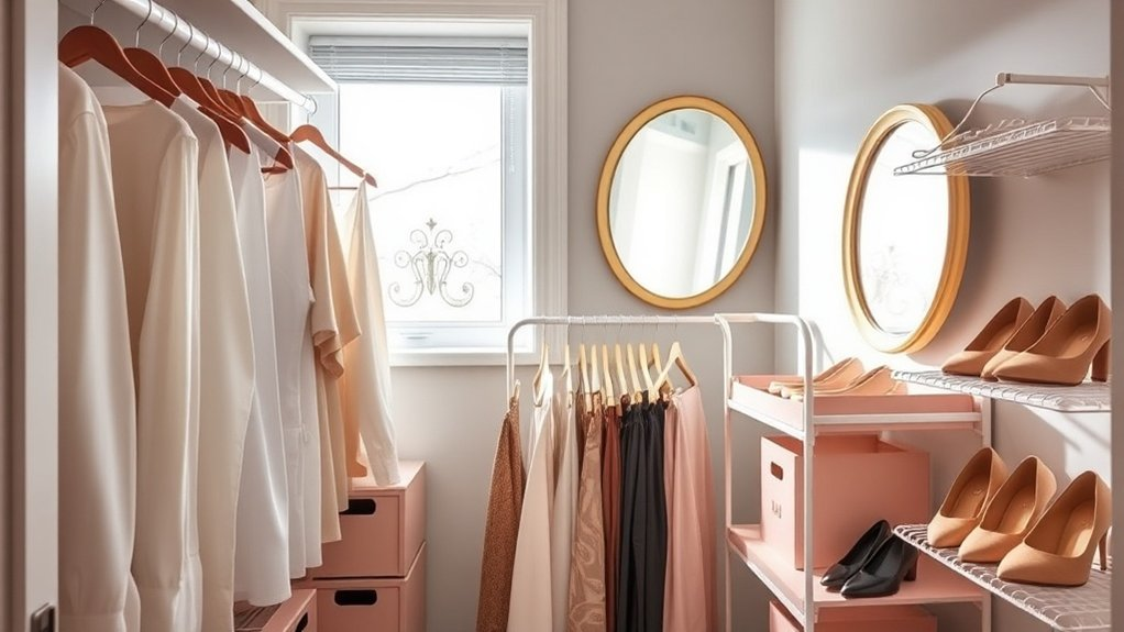 efficient organization for wardrobes