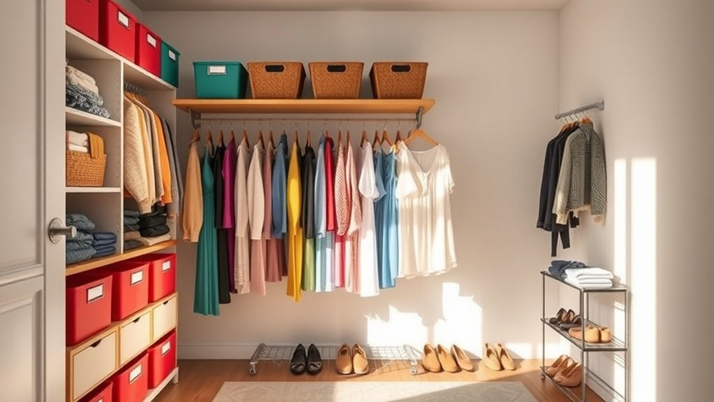 efficient organized closet benefits