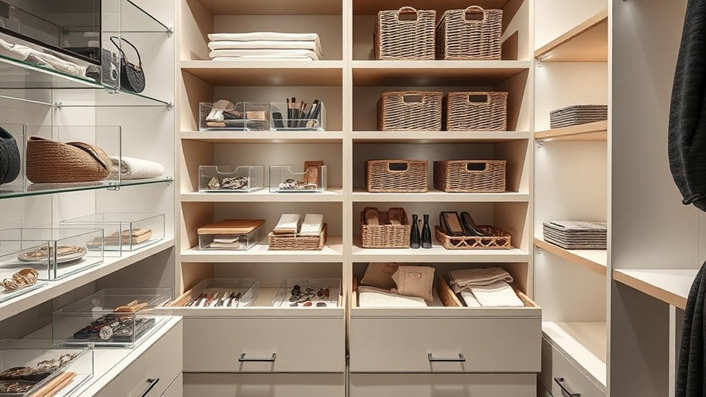 efficient small item organization
