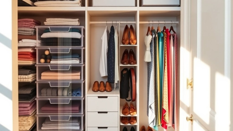 efficient solutions for small closets