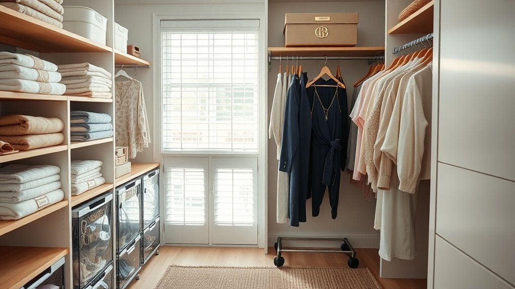 efficient summer clothing storage