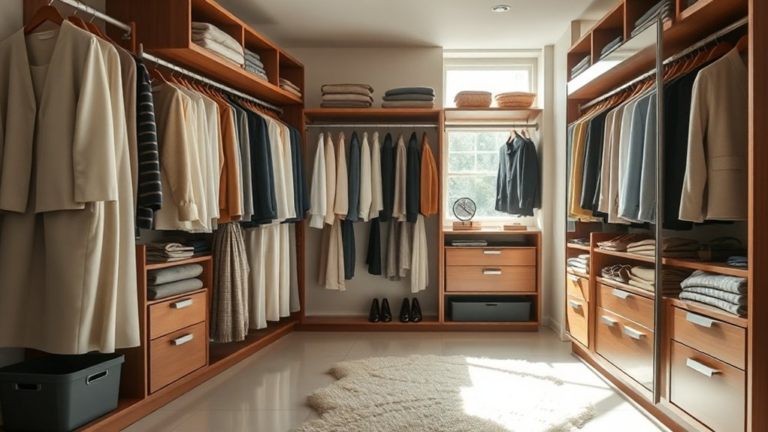 effortless closet organization system