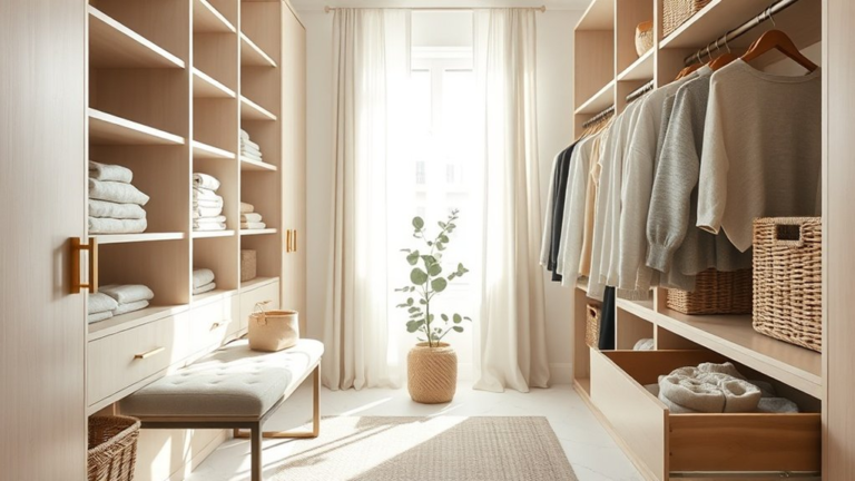 effortless serene closet organization
