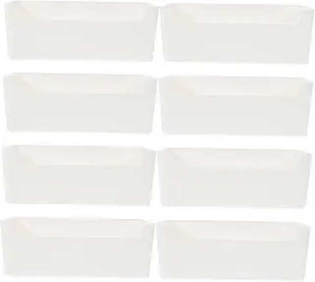 eight piece drawer organizers