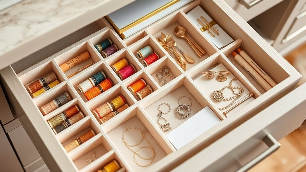 elegant drawer organization solutions