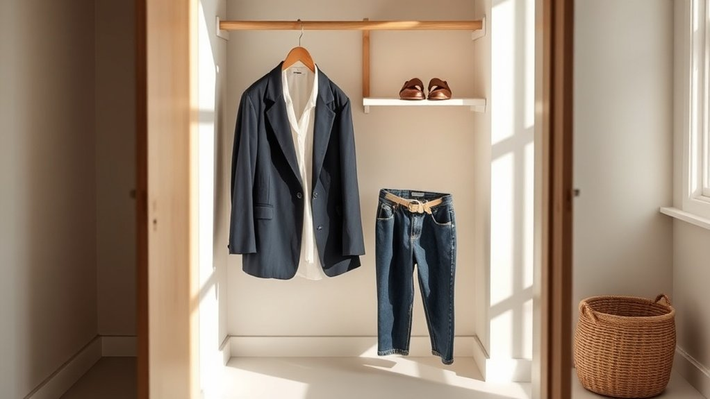 embrace minimal closet habits
