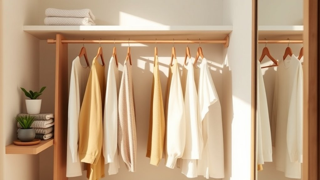 embrace minimal closet living