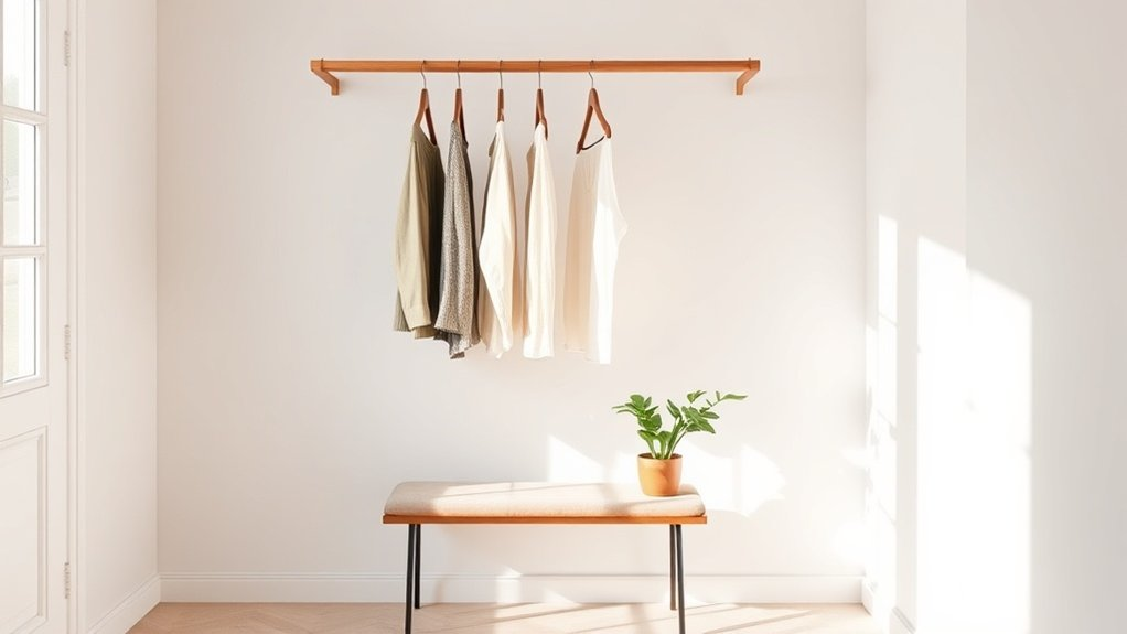 embrace minimal closet living