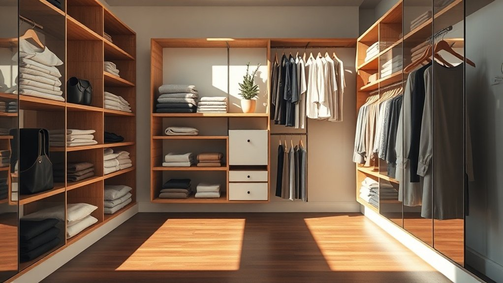 embrace minimalist closet organization
