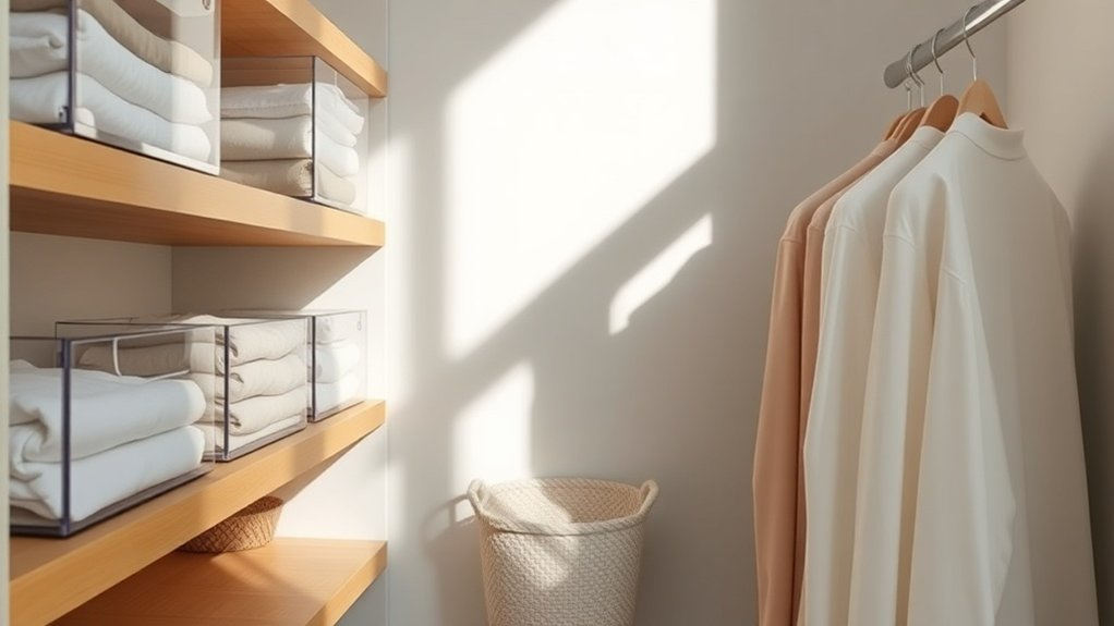 embrace minimalist closet organization