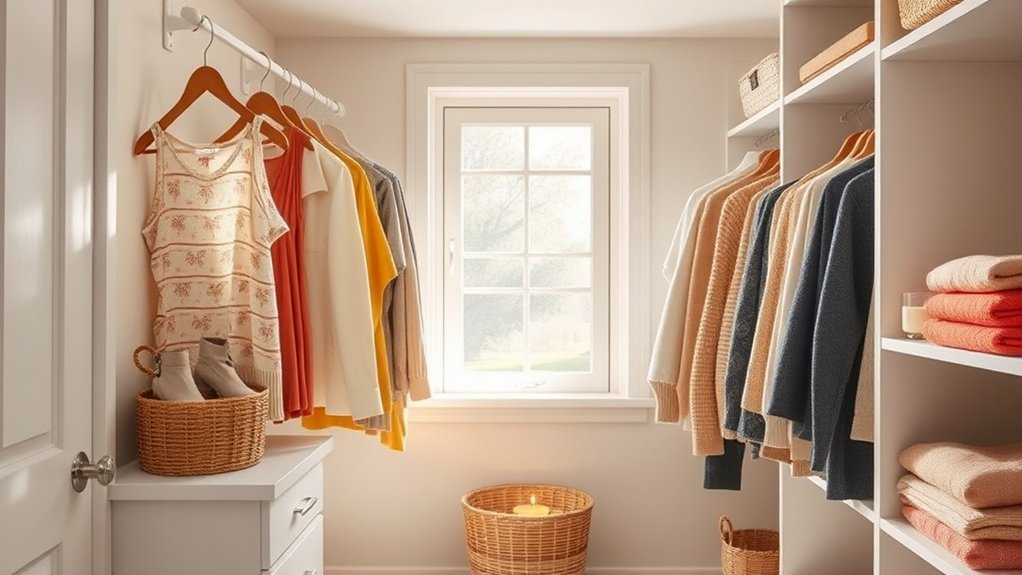 embrace minimalist closet organization