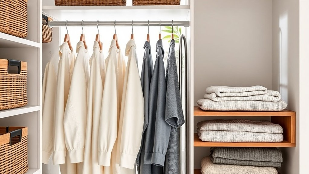 enhancing closet airflow organization