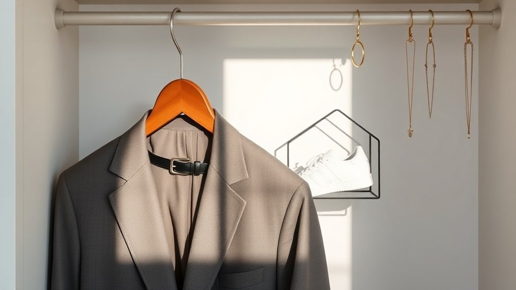 essential minimalist closet accessories