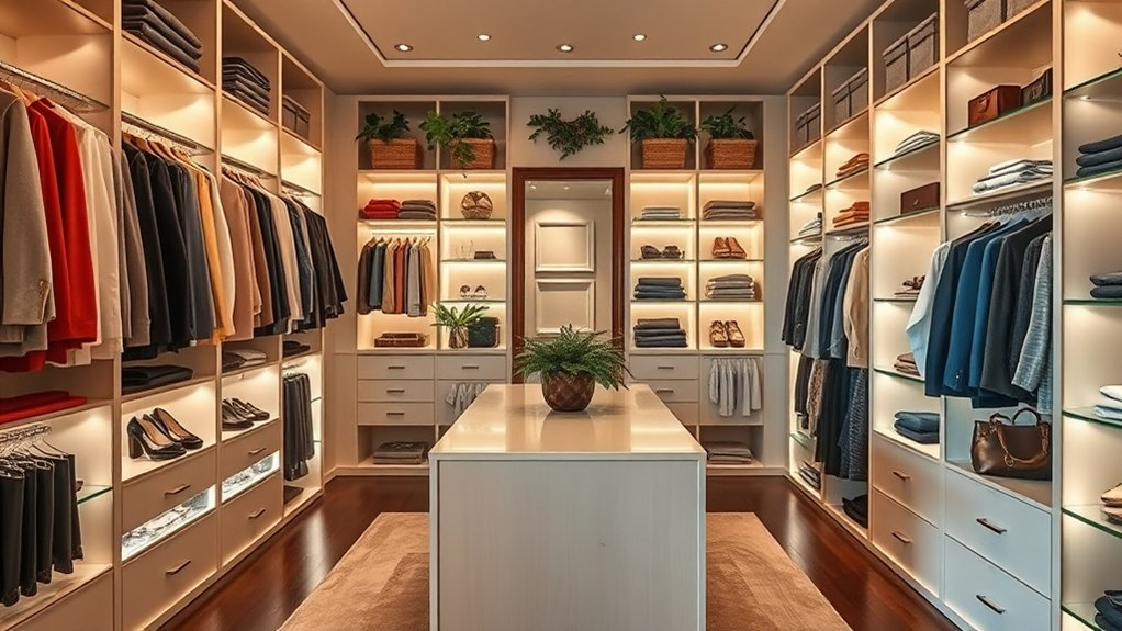 evaluate and organize closet