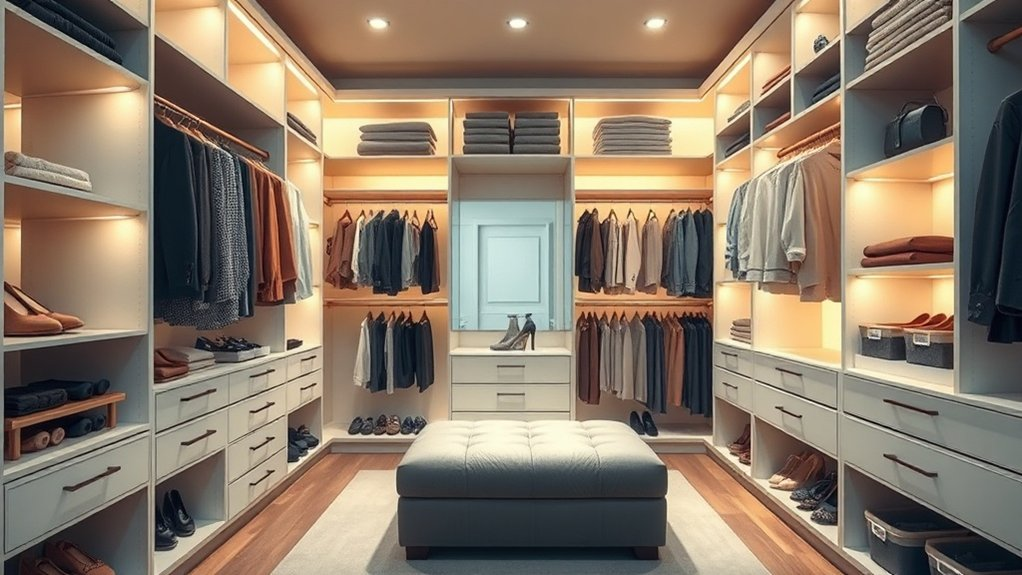 evaluate closet space needs
