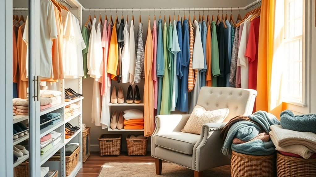 evaluate declutter organize inspire