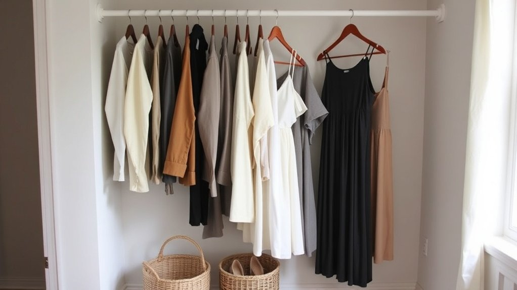 evolving minimalist closet journey