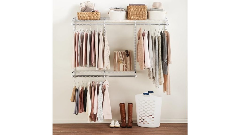 expandable closet organization system
