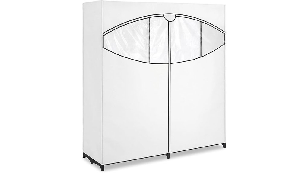 extra wide clothes closet cover