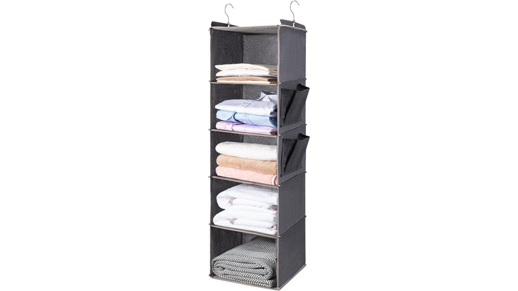 five shelf closet organizer