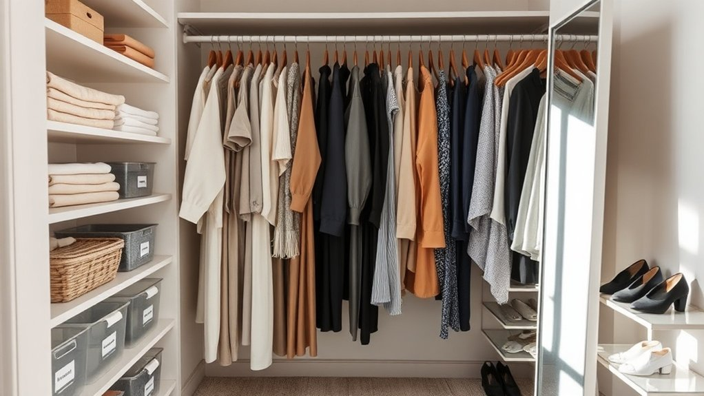 flexible closet organization tips