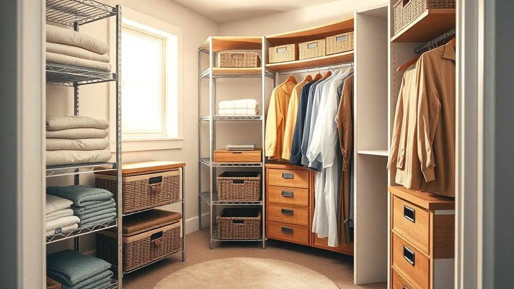 flexible closet storage solutions