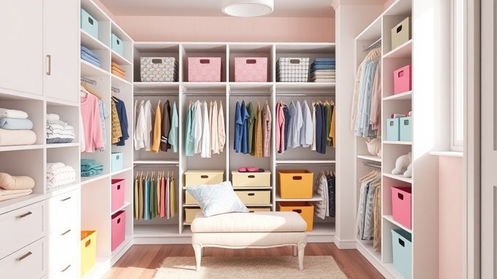 flexible storage for kids clothes