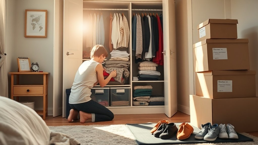 focused closet organization plan