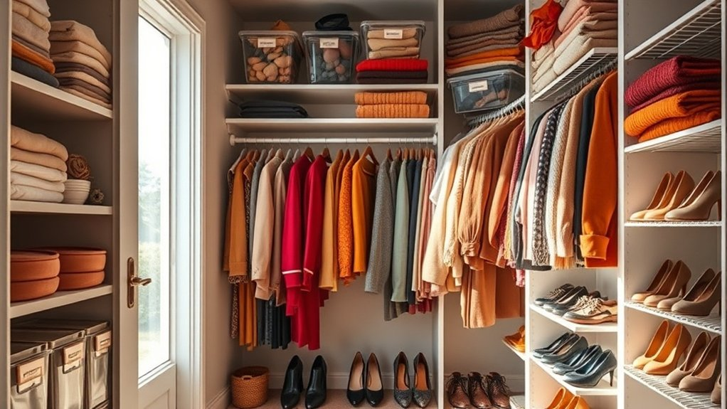 functional closet organization tips