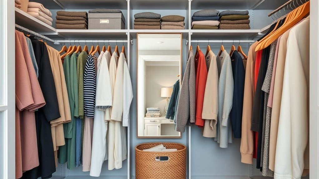 functional closet organizing techniques
