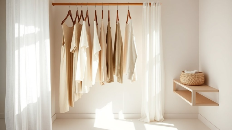 gentle minimalist closet lifestyle