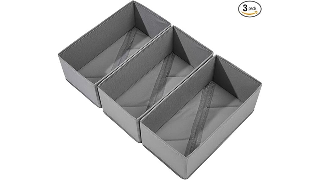 gray sock organizer pack