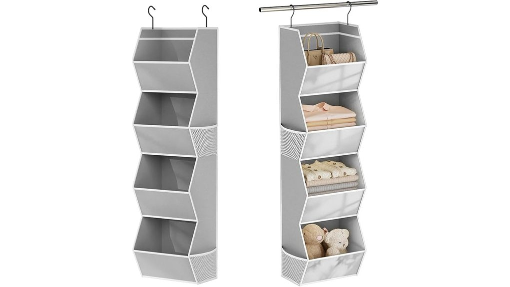 grey mesh pocket organizer