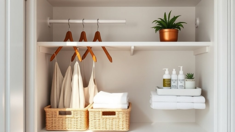 guest closet organization tips