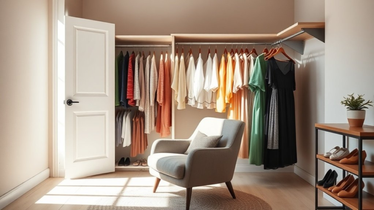 guilt free closet organization tips