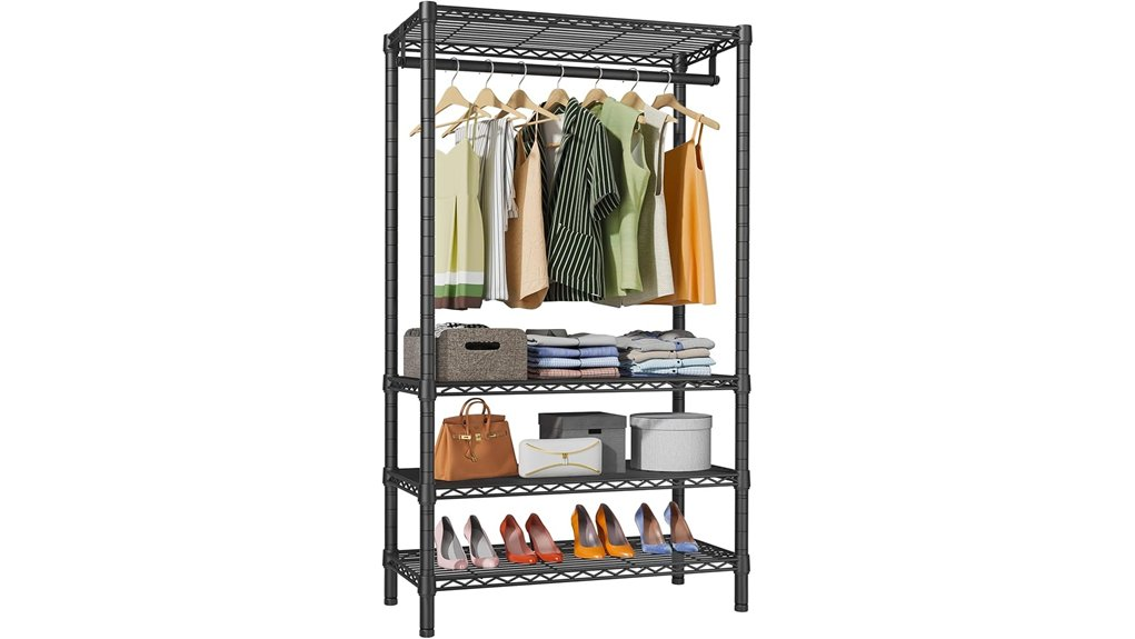 heavy duty garment rack