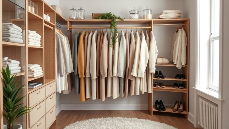 intentional calm closet design