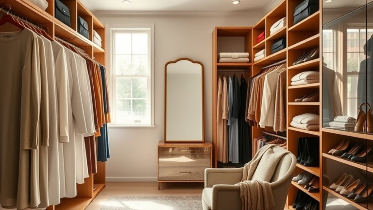 intentional closet organization system