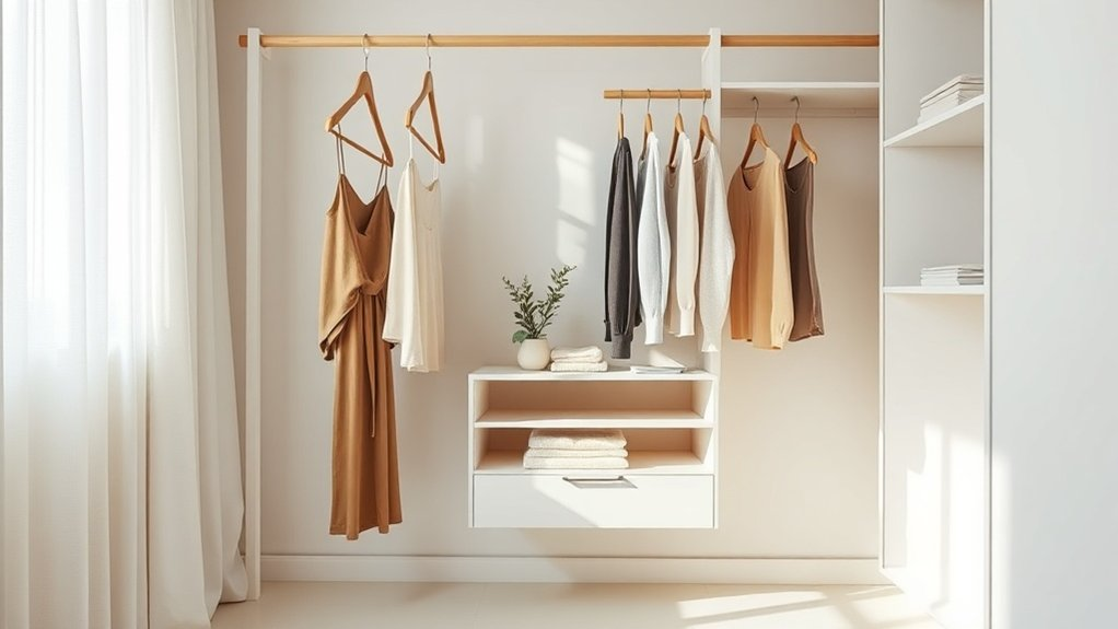 intentional minimal closet maintenance