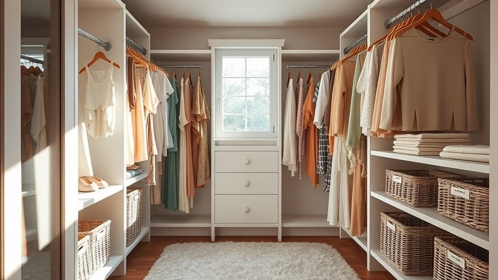 joyful organized closet sanctuary