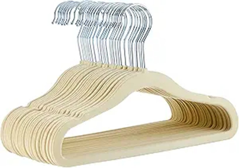 kids velvet non slip hangers