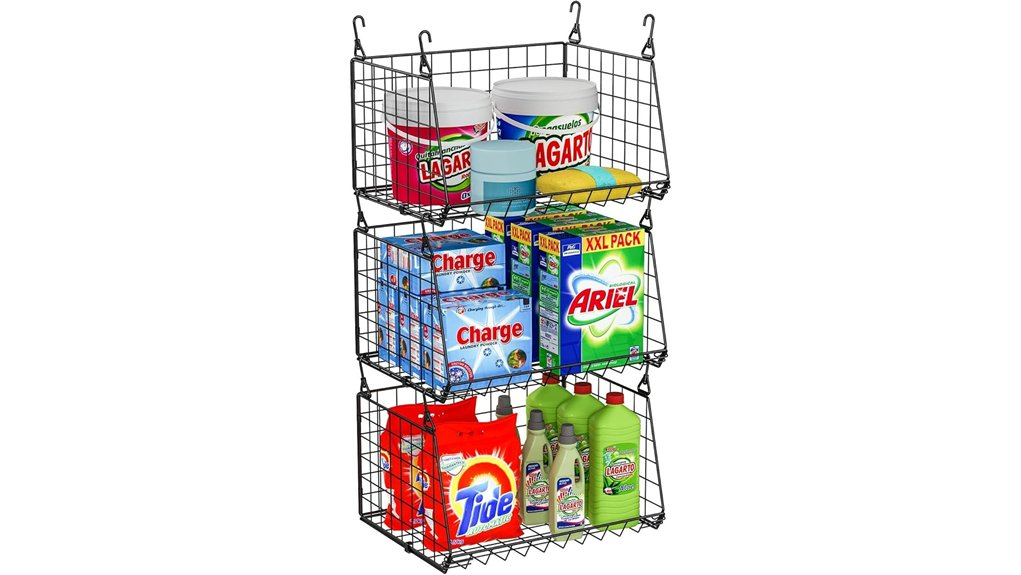 laundry organizer with hooks