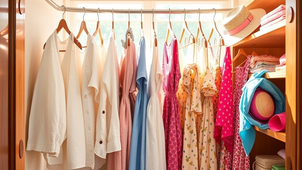 lighter fabrics vibrant colors