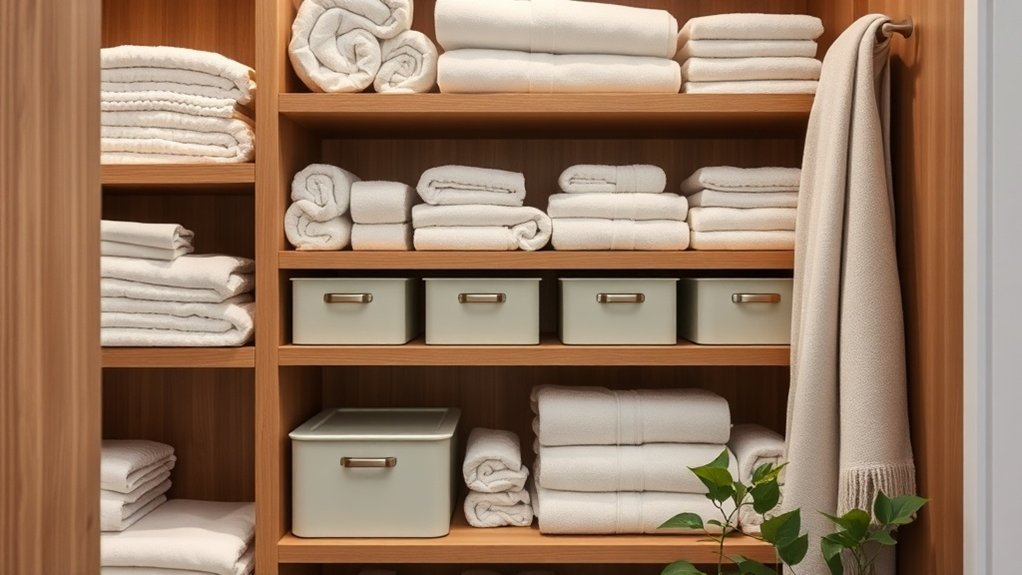 linen closet organization ideas