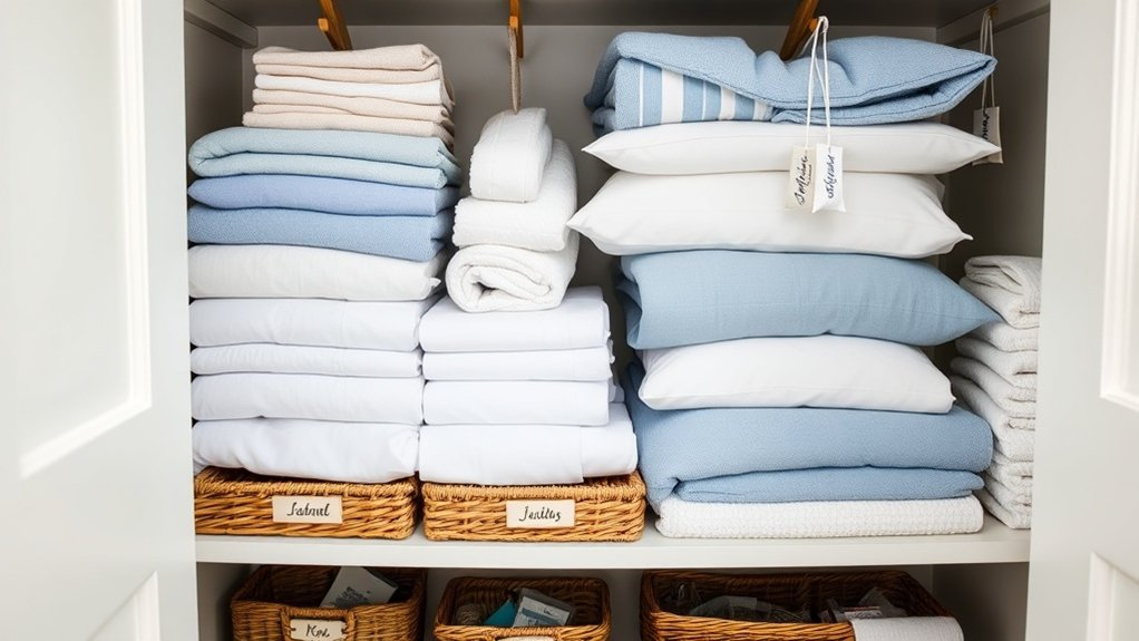 linen closet organization tips