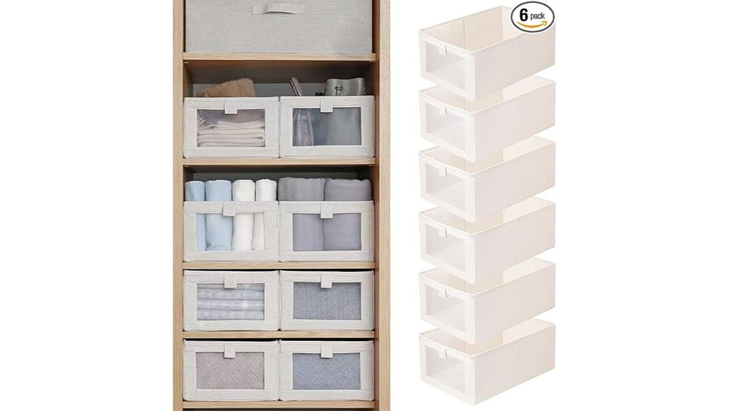 linen closet storage bins